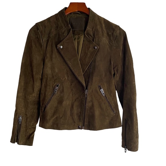 Blank NYC Suede Leather Moto Jacket - Picture 3 of 11